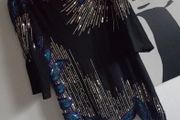 ASOS Sequin Embellished Open Back Dress