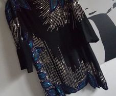 ASOS Sequin Embellished Open Back Dress