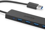 Anker 4-Port USB 3.0 Ultra Slim Data Hub for Macbook, Mac Pro/mini, iMac, Surface Pro, XPS, Notebook PC, USB Flash Drives, Mobile HDD, and More
