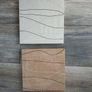 3 Suede Leather Covered Frames. Image 4