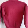 NEW-School Cardigan Burgundy Image 4