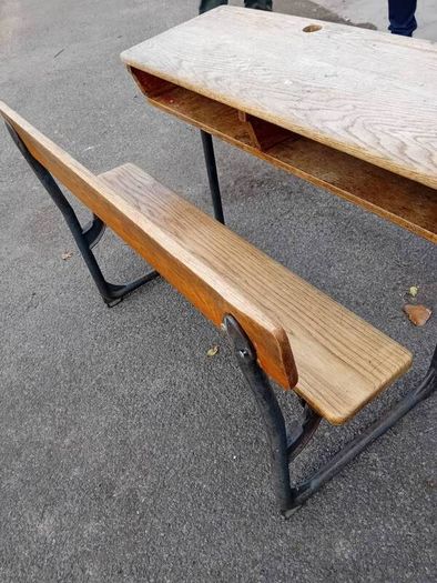 old school desk