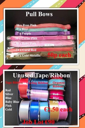 Pull Bowes and Ribbon Tapes