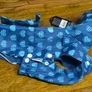 Croci Blue Hearts Dog Waterproof Coat ,size 20 ,New Image 6