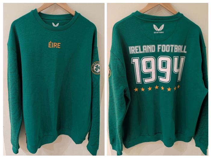 Castore Ireland 1994 heritage Sweat Shirt Top large mens