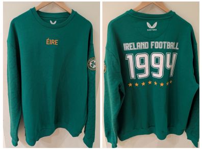 Castore Ireland 1994 heritage Sweat Shirt Top large mens