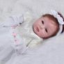 Reborn Doll 22" /55cm That Looks Real So Baby Doll Realistic Vinyl Soft Silicone Newborn Reborn Baby Doll Toddler Open Eyes (FREE POSTAGE) Image 5