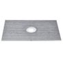 Shower Curb Kit, 1524x965mm Shower Tray  Kit with 160mm Central Drain, Lightweight EPS Shower Installation Kits with 2 Waterproof Cloths, Shower Pan Slope Sticks Fit for Bathroo Image 3