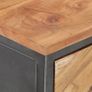 Console Table 110x35x75 cm Solid Acacia Wood Image 2