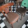 2 Vintage Bistro  cafe chairs Image 8