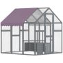 Chicken Coop House Run 6-8 Chickens 2 Nest Boxes Image 6