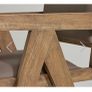 dining chairs - Grey oak frame | Luxurious leather seat and back | Mid-Century design | Rustic luxe style with Scandinavian edge Image 4