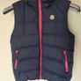 superdry gilet size medium Pit to pit 18" navy/pink in like new condition Image 6