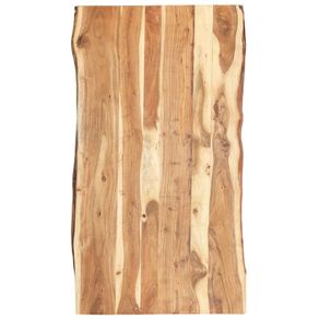 Table Top Solid Acacia Wood 120x(50-60)x3.8 cm