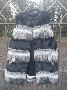 Faux fur Gilet (free post)