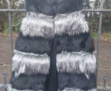Faux fur Gilet (free post)