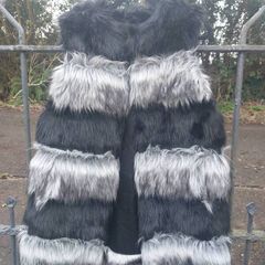 Faux fur Gilet (free post)