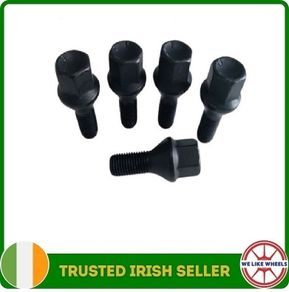 5 x New Wheel Bolts (25mm) BMW 3 & 5 Series Models - E28, E34, E39, E60, E61, E21 E30 E36 E46 E90 (NB5)- Delivery