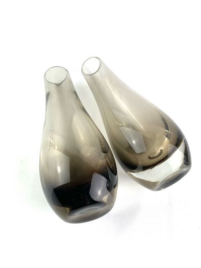 Mid century Caithness glass vases