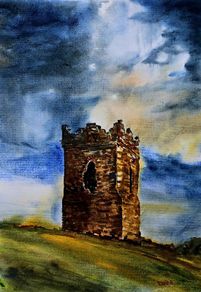 the folly Dingle watercolour