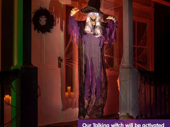 Halloween hanging witch decor