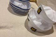 Sailor dress up hats .