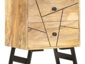 Bedside Cabinet 40x30x50 cm Solid Mango Wood