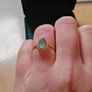 14k Yellow Gold, IGI 1.38 ct Zambia Green - 1.72 ct. tw. Emerald - Diamond Image 2