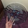 1930's Walther and Sohne Art Deco blue glass bowl Image 7