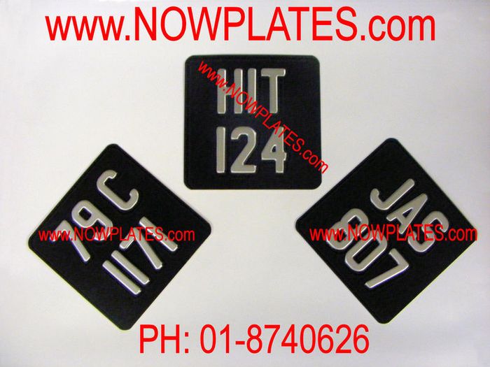 Motorcycle Plates Pressed, Bike Plates,Vintage Plates