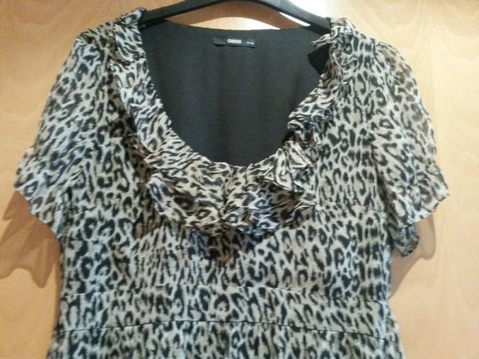 Oasis leopard print dress
