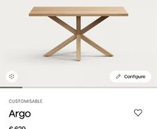 Kave Dining Table (Argo) - used but in perfect condition