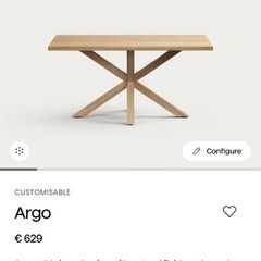 Kave Dining Table (Argo) - used but in perfect condition