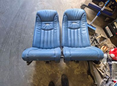 2 pair coach bus seats