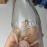 175 - Vintage John Daly Mineral Water Embossed Letters Clear Glass Decorative Collectible Bottle Image 4