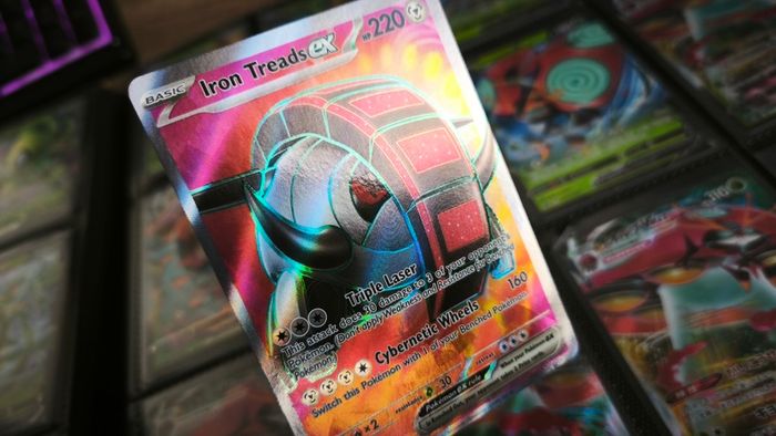 Iron Treads EX ! Ultra Rare ! from Scarlet & Violet Set ! 2023 ! Pokemon Card !