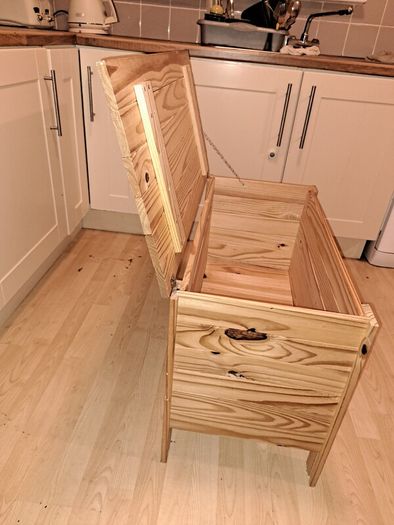 Wooden Trunk, Storage Chest