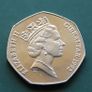 Christmas 50p Gibraltar 1992 fifty pence Santa Claus BUNC low mintage Image 3
