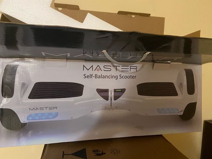 Master hoverboard street board White