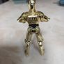 Vintage  Star Wars  C-3PO Gold Robot 90s Figure. Image 3