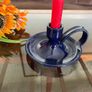 Vintage Kylemore Abbey Pottery Chamberstick Taper Candlestick Holder Image 2