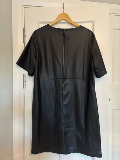 Phase Eight Faux Leather Shift Dress