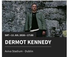 2 x Dermot Kennedy standing tickets