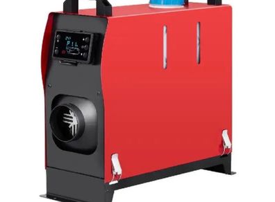 8kw Diesel Air Heater 12V All in One Mini Heater 4-Air Outlets With Silencer LCD Switch New