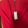 Red long sleeve coctail dress Image 2