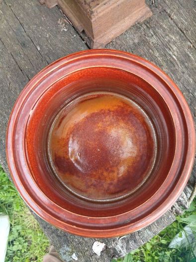 Crown Devon lidded pot
