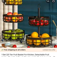 3 tier fruit basket