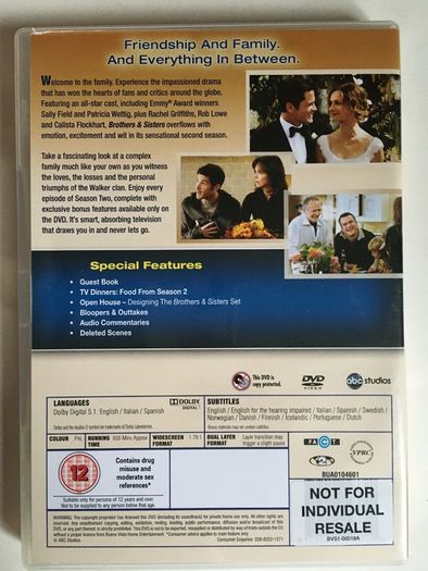 Brothers & Sisters (Complete Series 1-5 2006-2007) [DVD TV Boxsets]