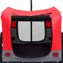 2-in-1 Pet Bike Trailer & Jogging Stroller Red and Grey Image 5