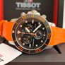 Tissot Seastar 1000 T120.417.17.051.01 Silver Orange Black Mens Image 8